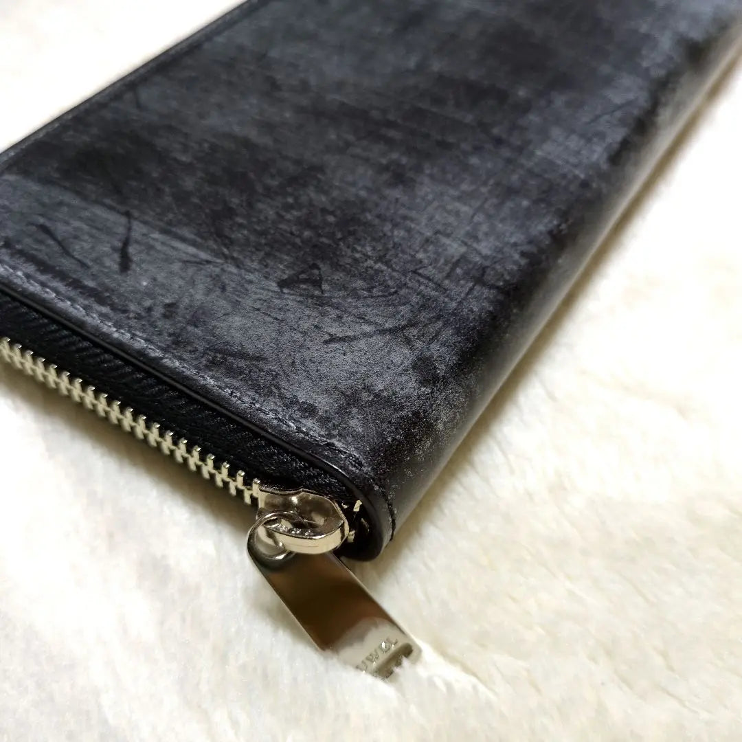 PRARE GINZA Jewel Bridle Leather Long Wallet