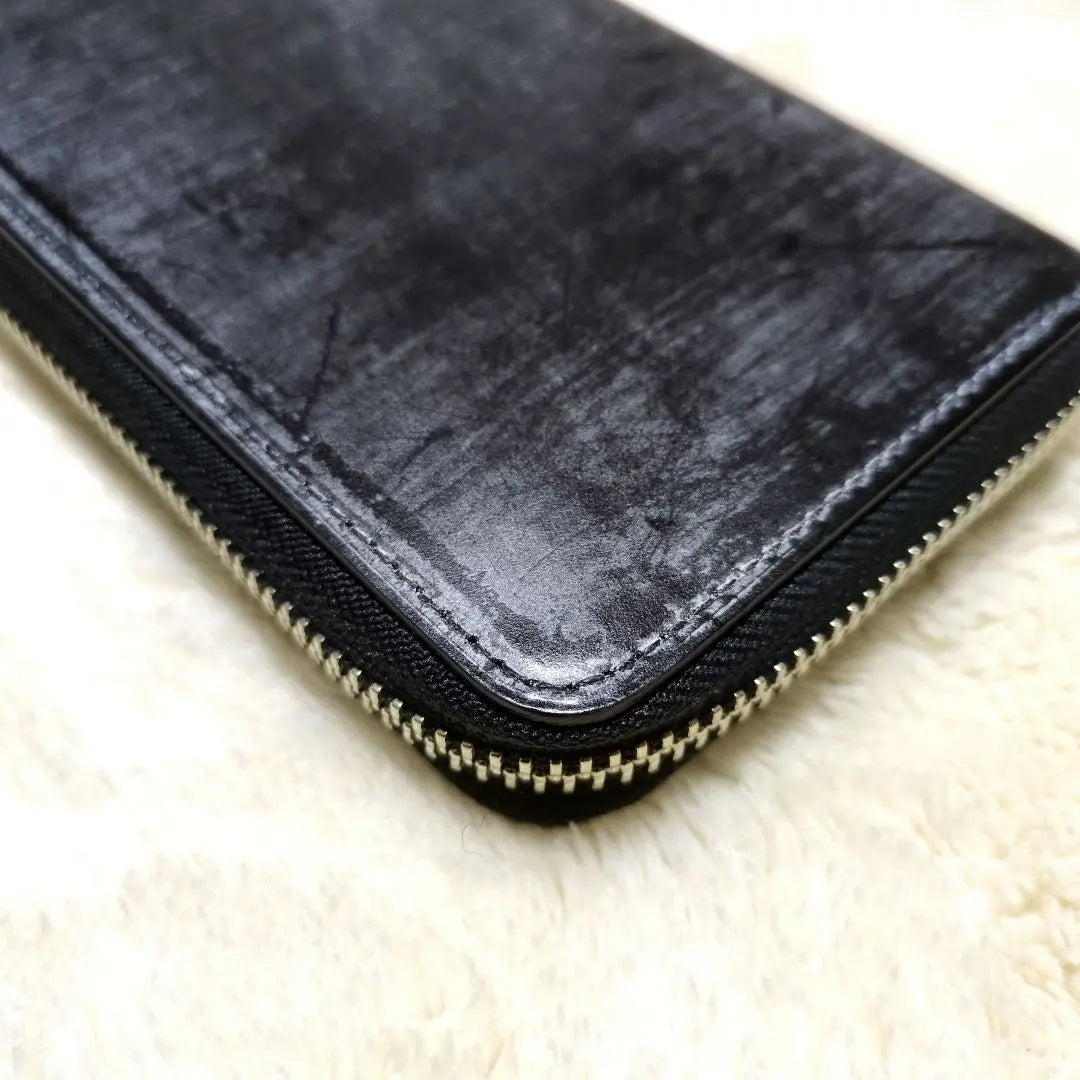 PRARE GINZA Jewel Bridle Leather Long Wallet