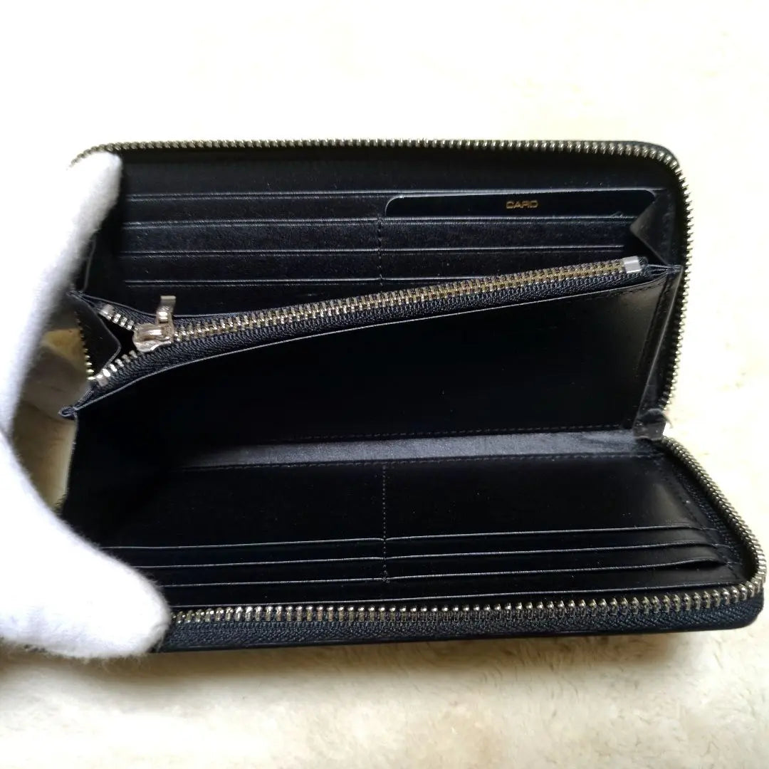 PRARE GINZA Jewel Bridle Leather Long Wallet