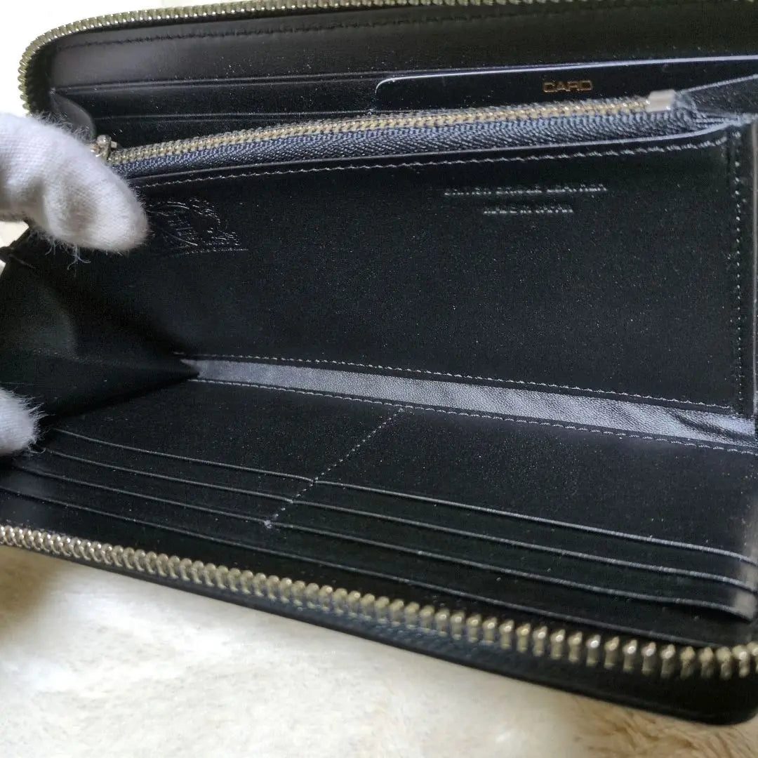 PRARE GINZA Jewel Bridle Leather Long Wallet