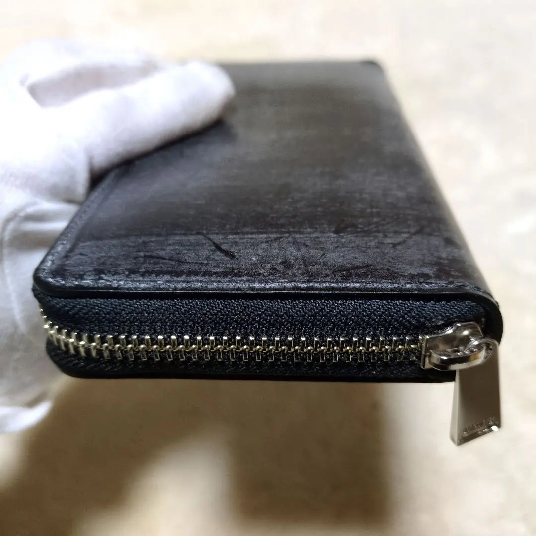 PRARE GINZA Jewel Bridle Leather Long Wallet