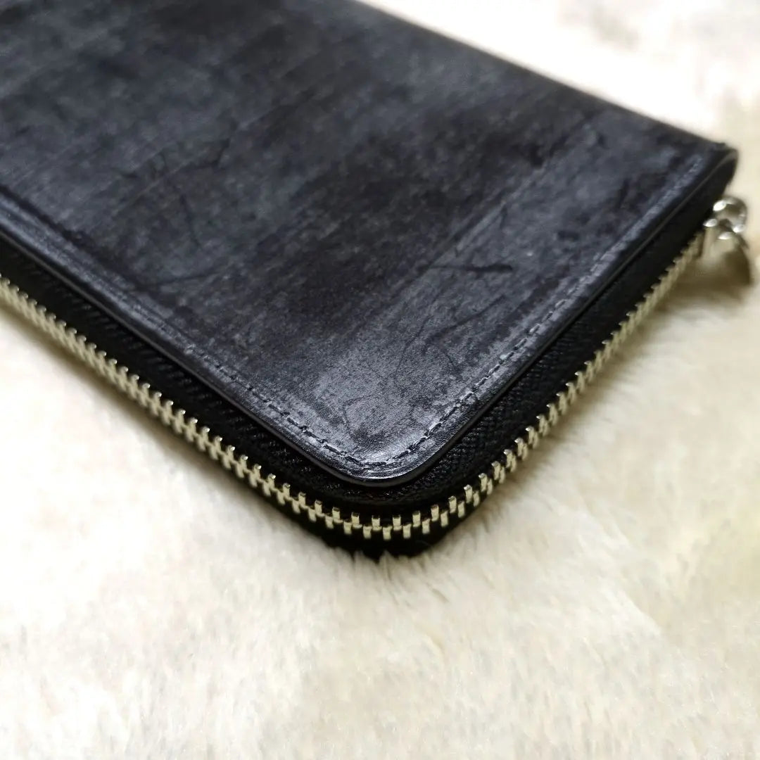 PRARE GINZA Jewel Bridle Leather Long Wallet