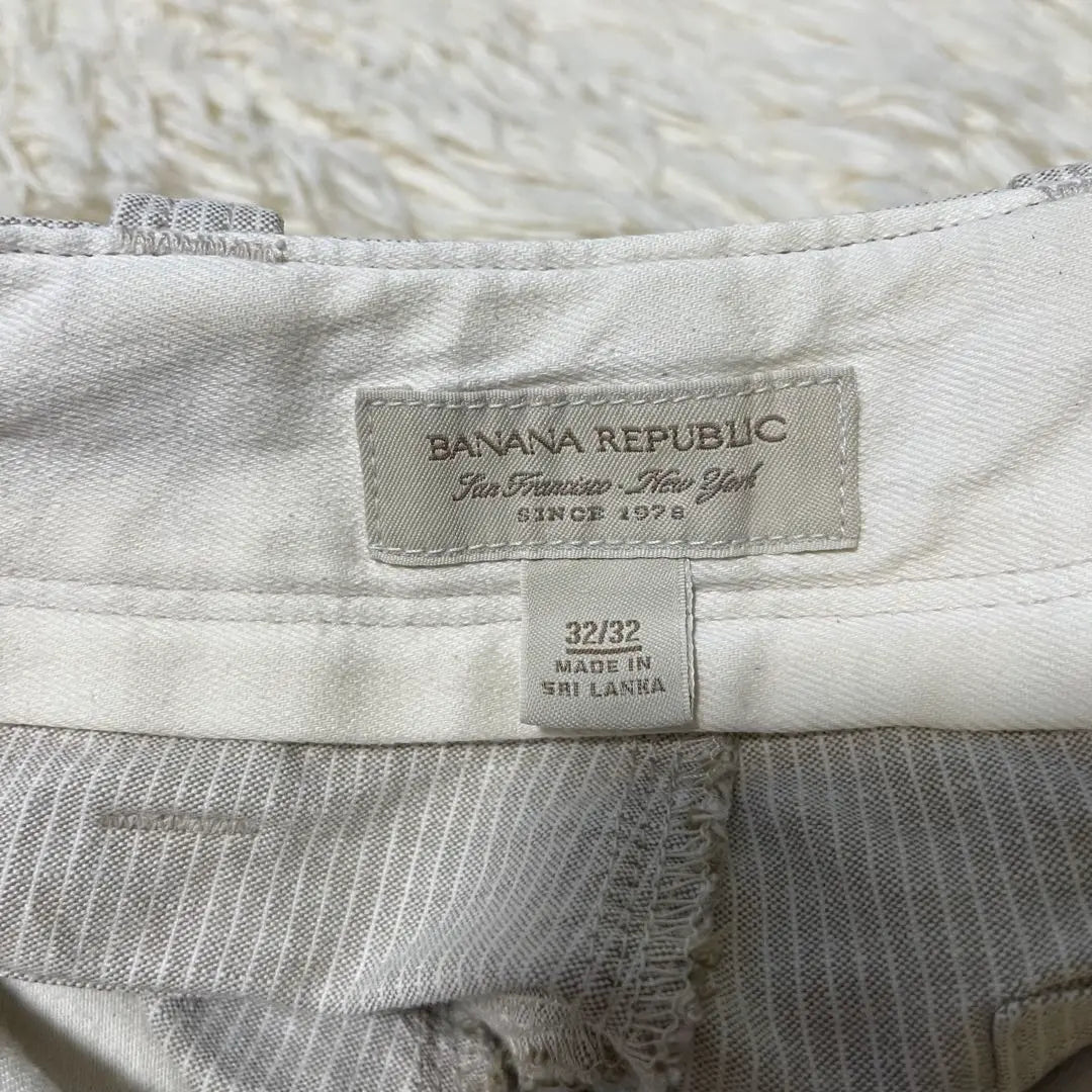 Banana Republic Cargo Pants Work Pants Stripe F Gray