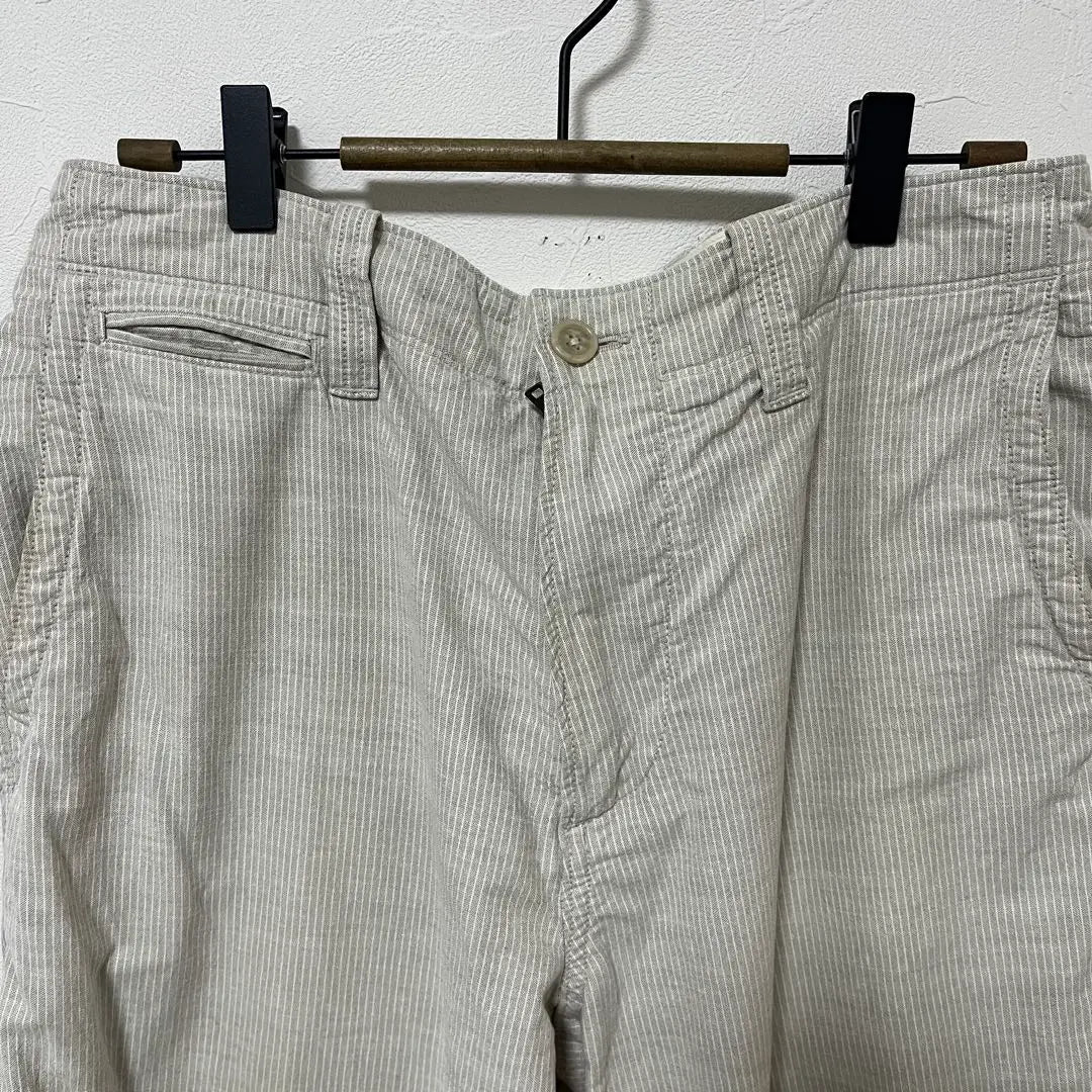 Banana Republic Cargo Pants Work Pants Stripe F Gray