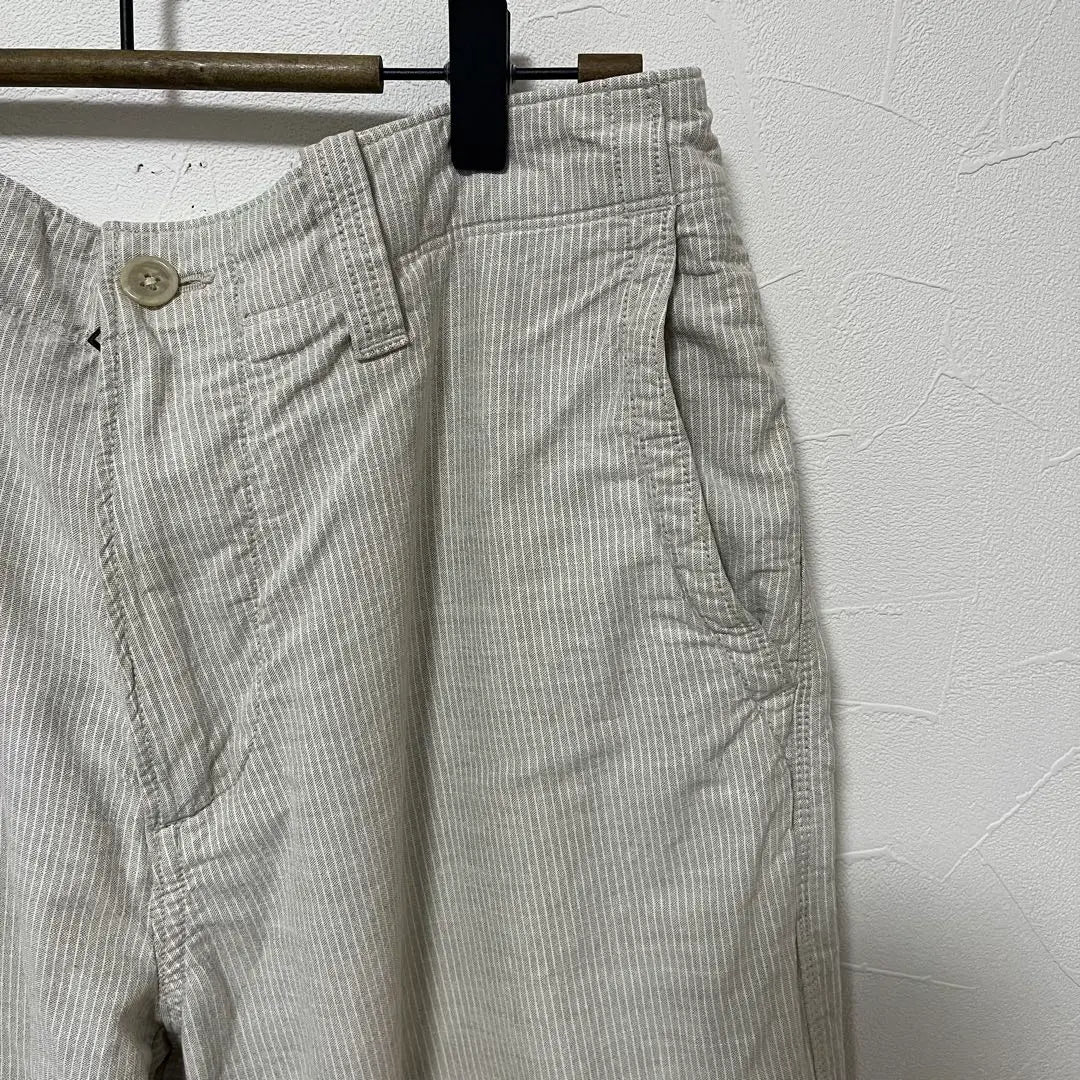 Banana Republic Cargo Pants Work Pants Stripe F Gray