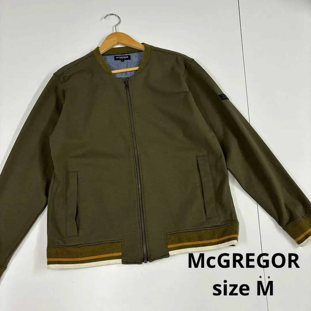 McGREGOR Blouson Stadium Jacket Vintage M Jacket Ribbed American Casual