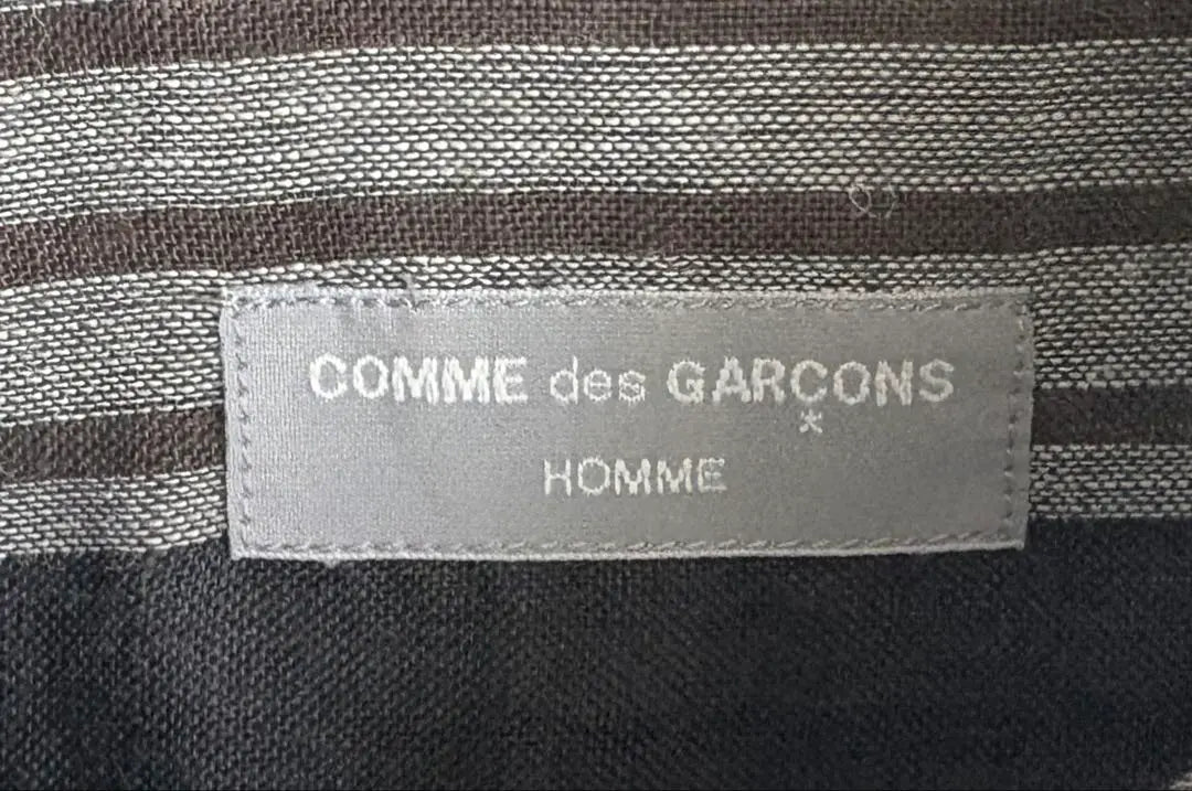 [Good condition] 90s Comme des Garcons Homme Linen Shirt XL