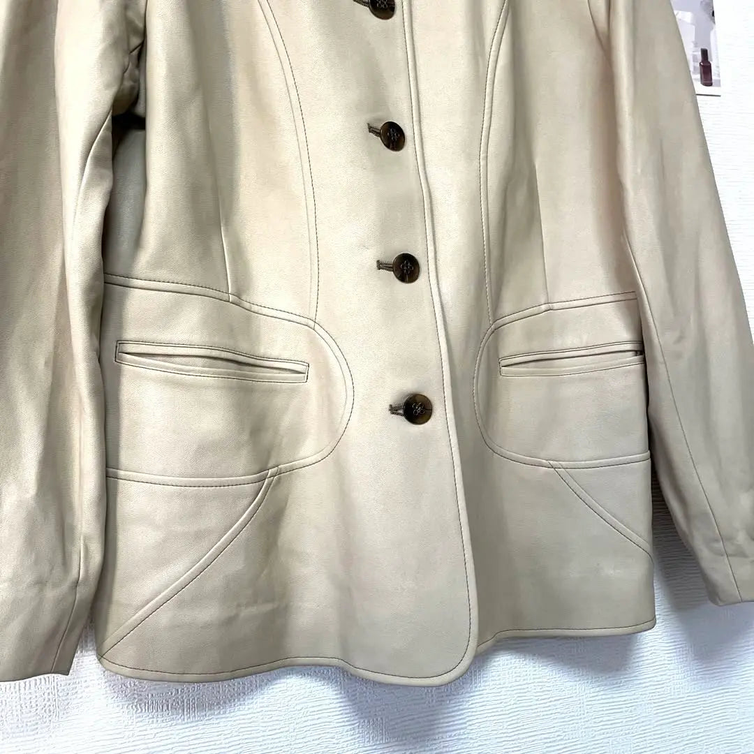 7841 ROSASE CLUB Jacket L Synthetic Leather Plain Retro | 7841 ROSASE CLUB ジャケット L 合成皮革 無地 レトロ