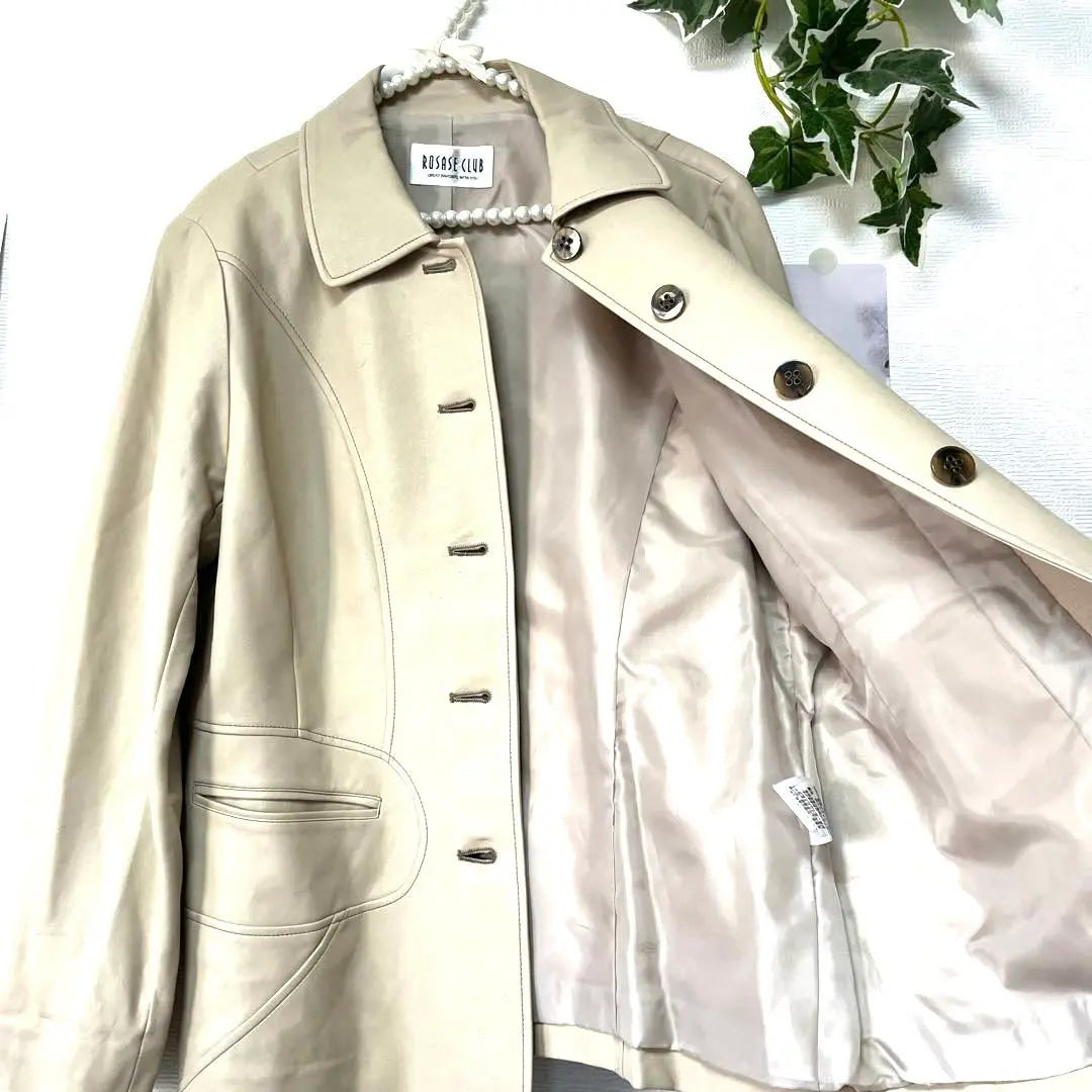 7841 ROSASE CLUB Jacket L Synthetic Leather Plain Retro | 7841 ROSASE CLUB ジャケット L 合成皮革 無地 レトロ