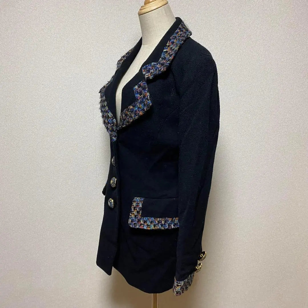 1410 [Final Stage] Coat Jacket Collarless Jacket