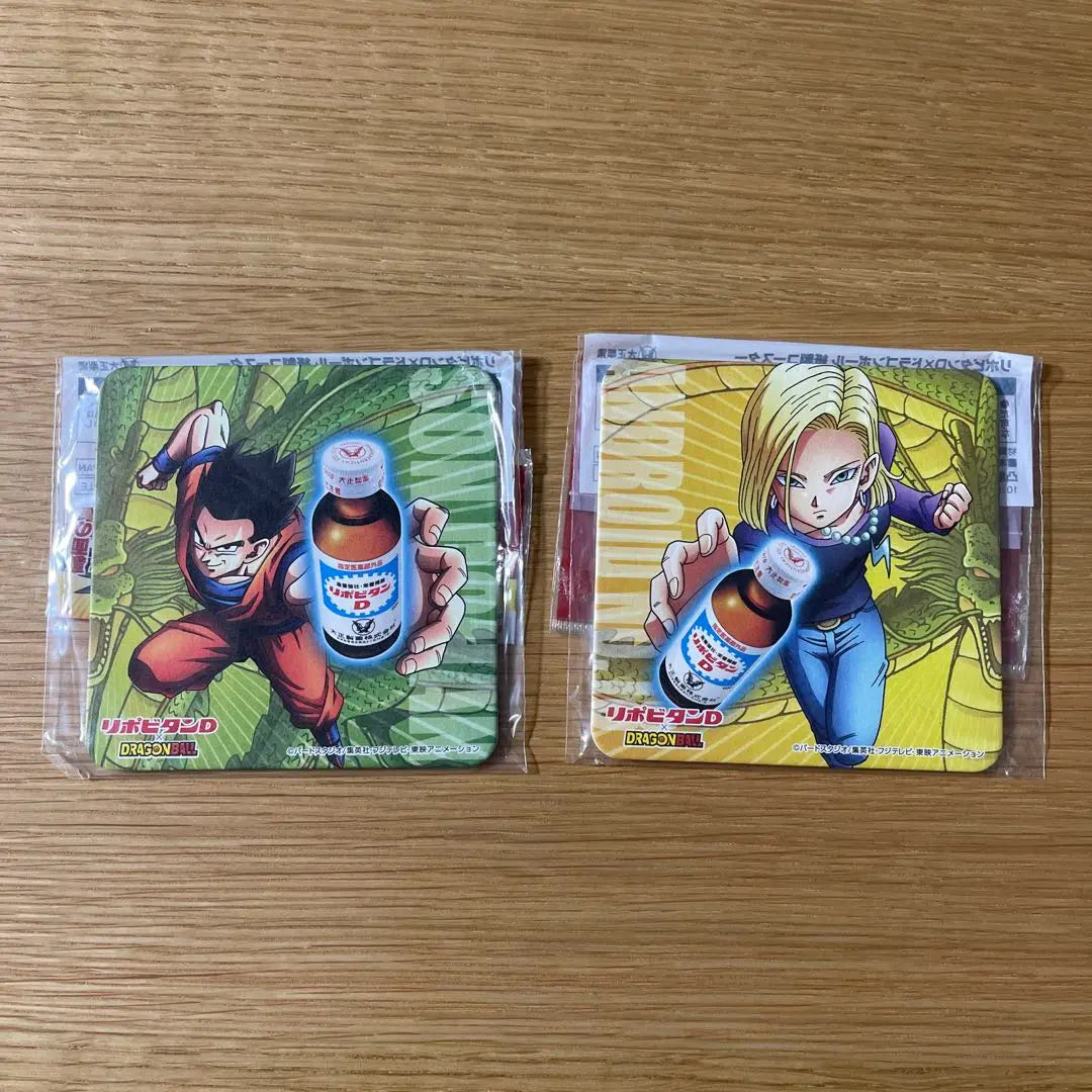 [Not for sale] Lipovitan D✖️ Dragon Ball Coaster Gohan No. 18 New, unopened