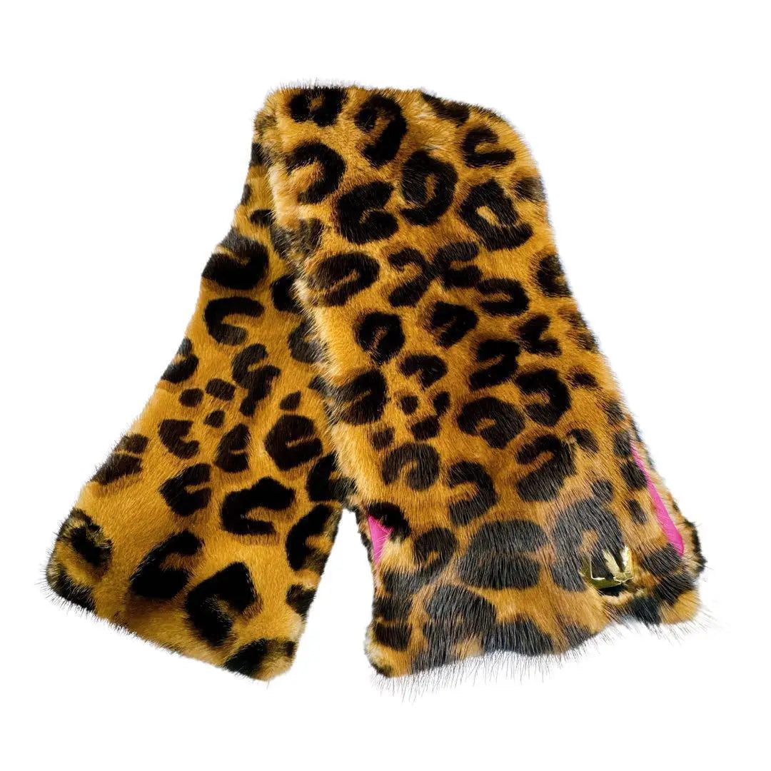 Louis Vuitton Eshal Pubizon Leopard Leopard Pattern Silenciador Mujer | ルイヴィトン エシャルプヴィゾン レオパード ヒョウ柄 マフラー レディース