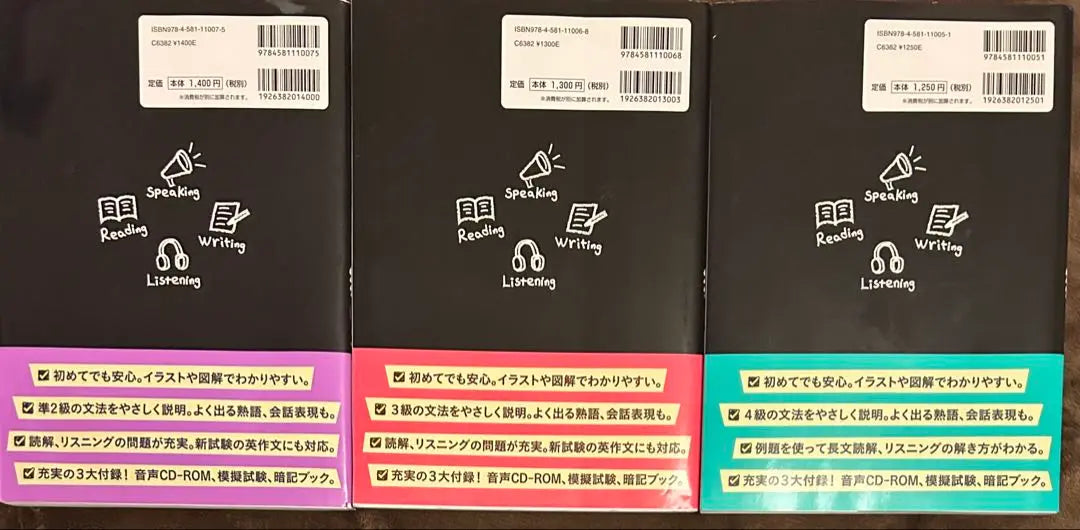 Eiken series 3 books that you can understand that you do not understand | わからないをわかるにかえる 英検 シリーズ3冊セット