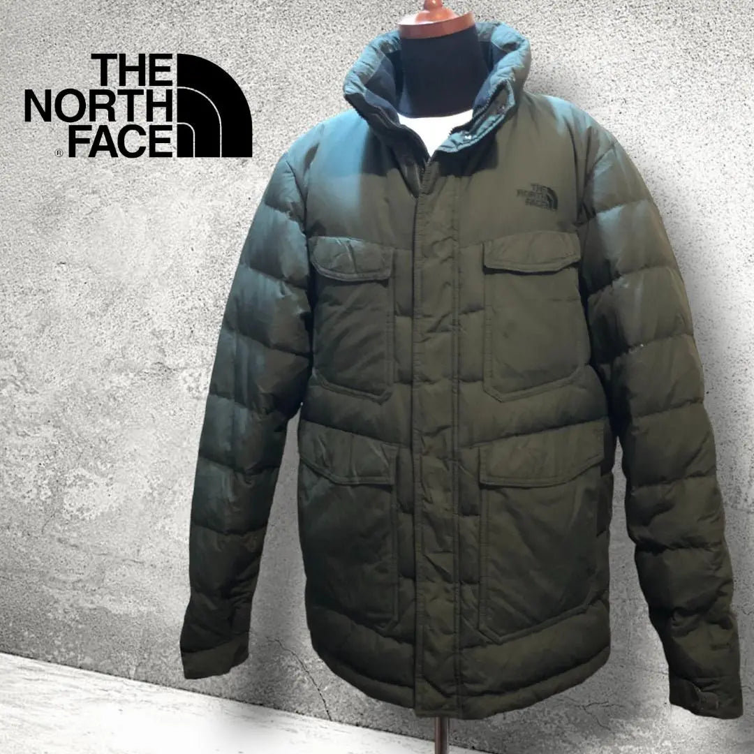 [Militar] Plumón de nailon North Face estándar de EE. UU. Caqui | 【ミリタリー系】US規格 ノースフェイス ナイロンダウン カーキー