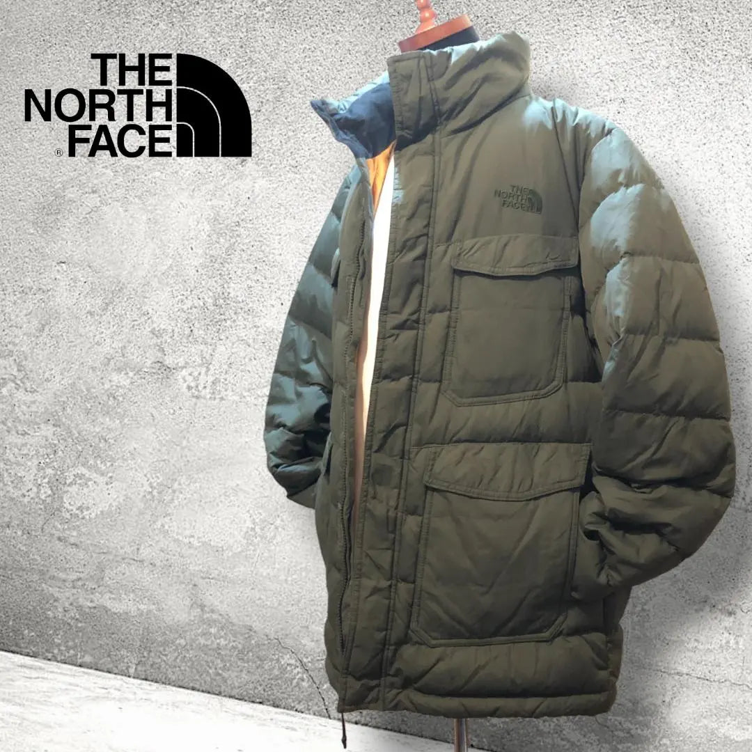 [Militar] Plumón de nailon North Face estándar de EE. UU. Caqui | 【ミリタリー系】US規格 ノースフェイス ナイロンダウン カーキー