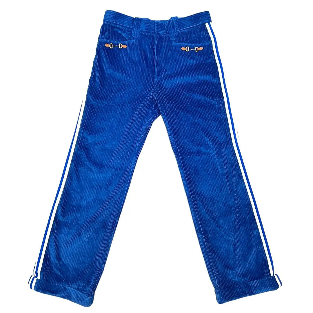 Pantalones de pana Horsebit 2022AW de adidas de GUCCI