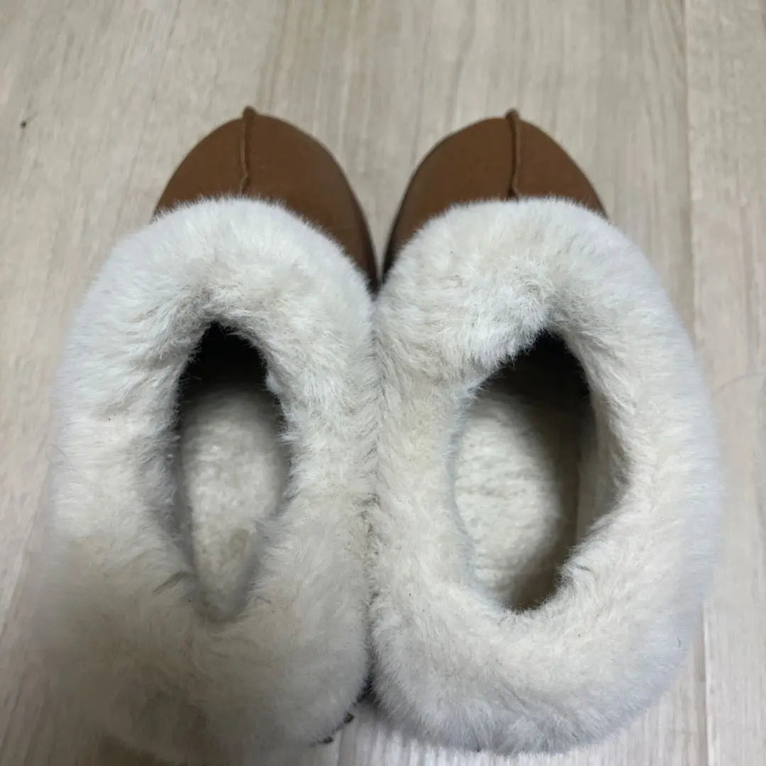 Brown Faux Fur Sheepskin Boots | ブラウン フェイクファー ムートンブーツ