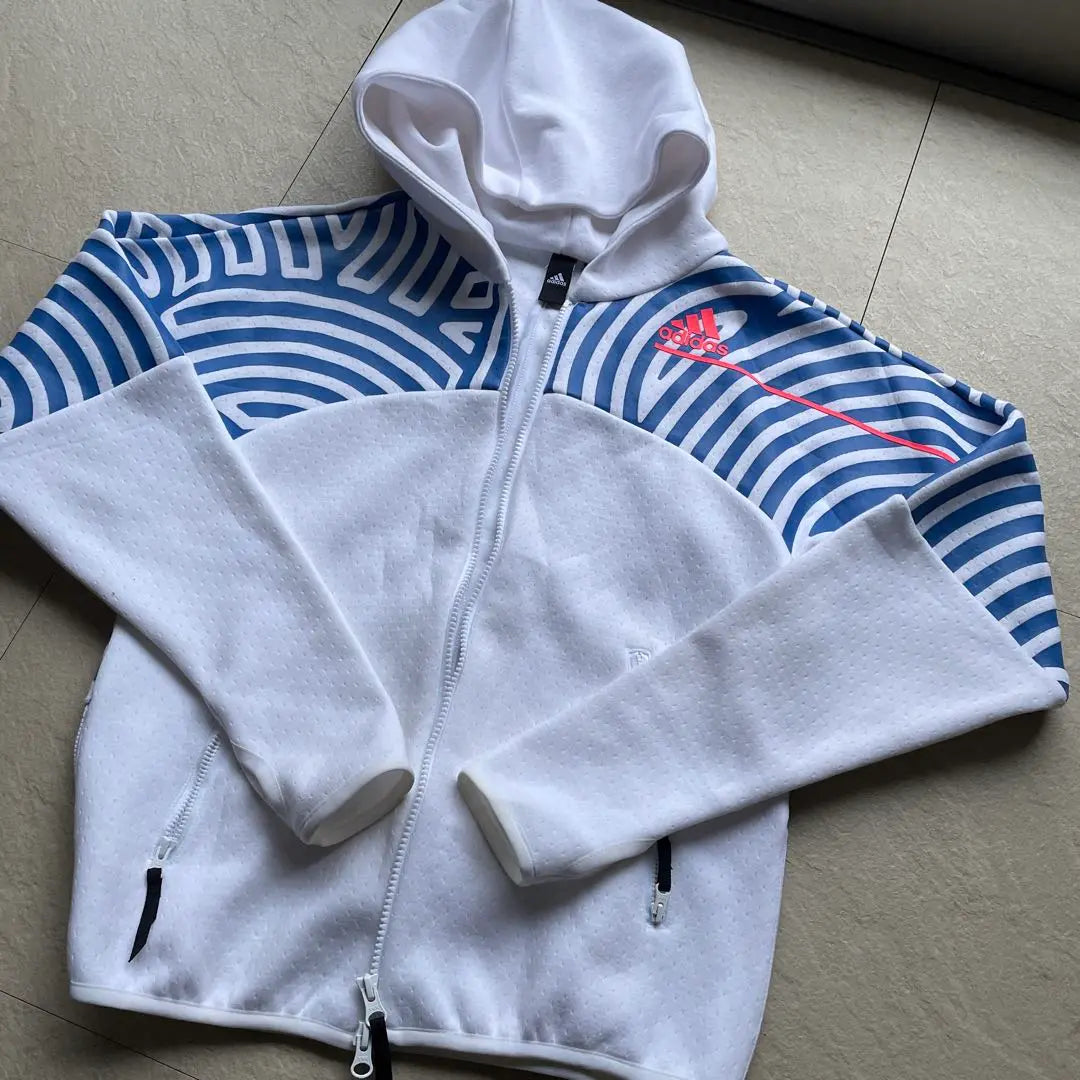 adidas×HIROKO TAKAHASHI Hoodie Parka L White