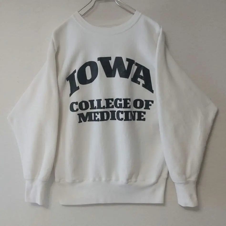 Champion Sweatshirt Reverse Weave 90's University of Iowa White