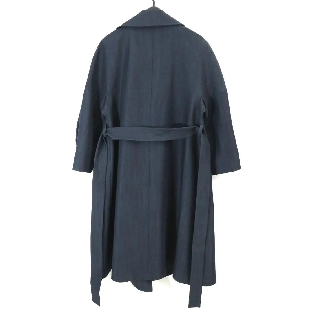 Albino Teodoro 18SS Salon Lucic Special Order Wool Denim Belted Coat