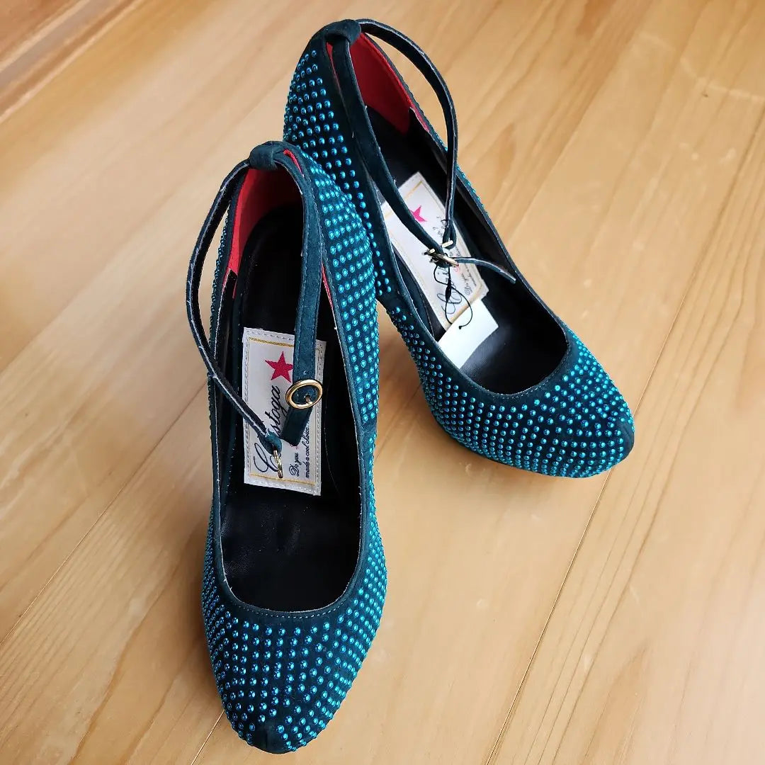 Caristoga turquoise high heels 35.5