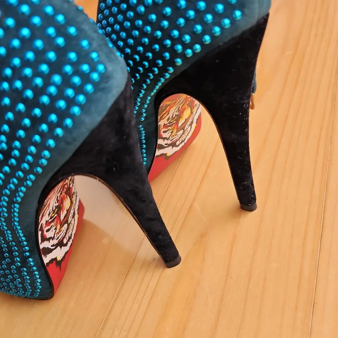 Caristoga turquoise high heels 35.5