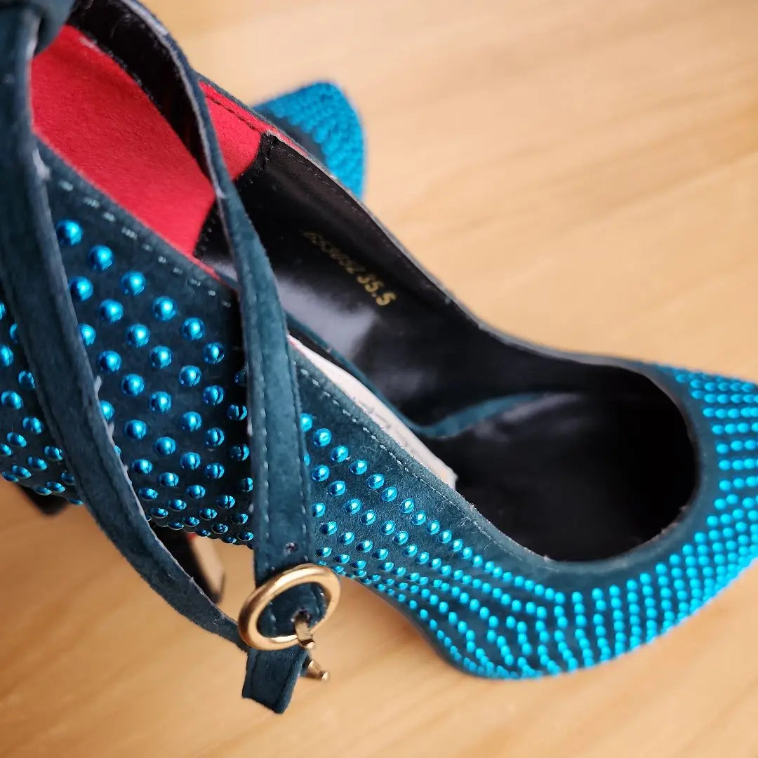 Caristoga turquoise high heels 35.5