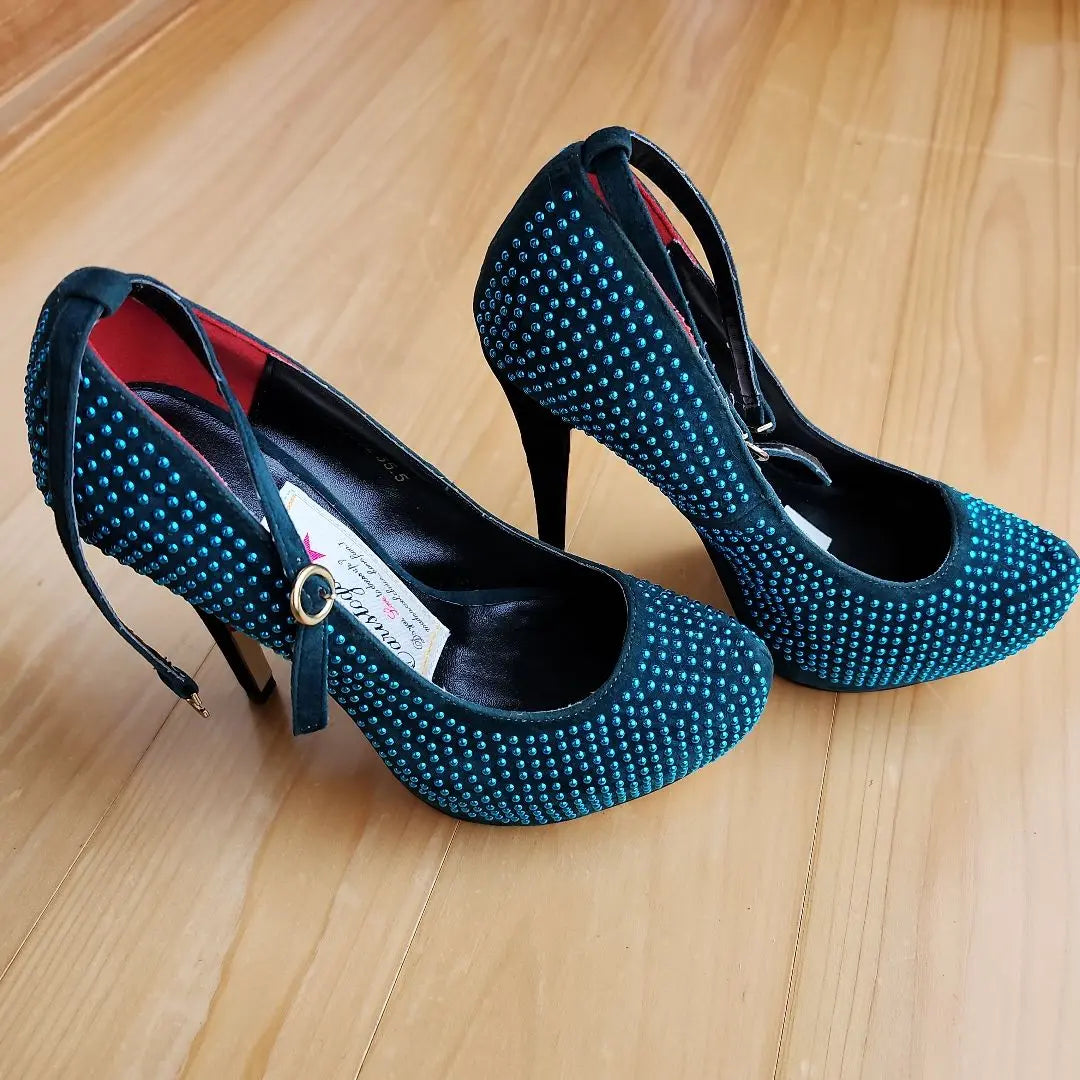 Caristoga turquoise high heels 35.5