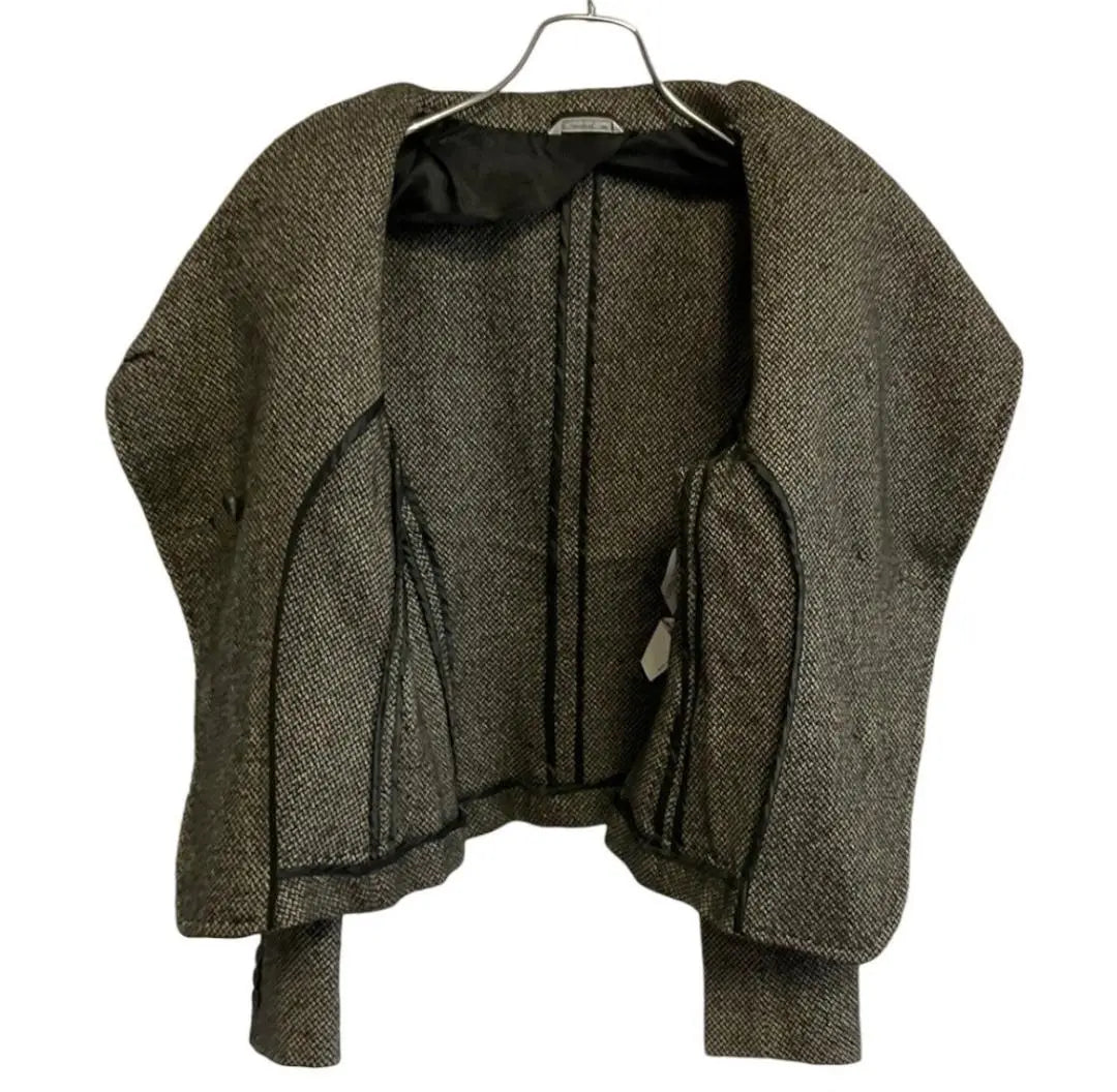 Chaqueta entallada Max Mara con etiqueta plateada y estampado integral de tweed y mezcla de cachemira