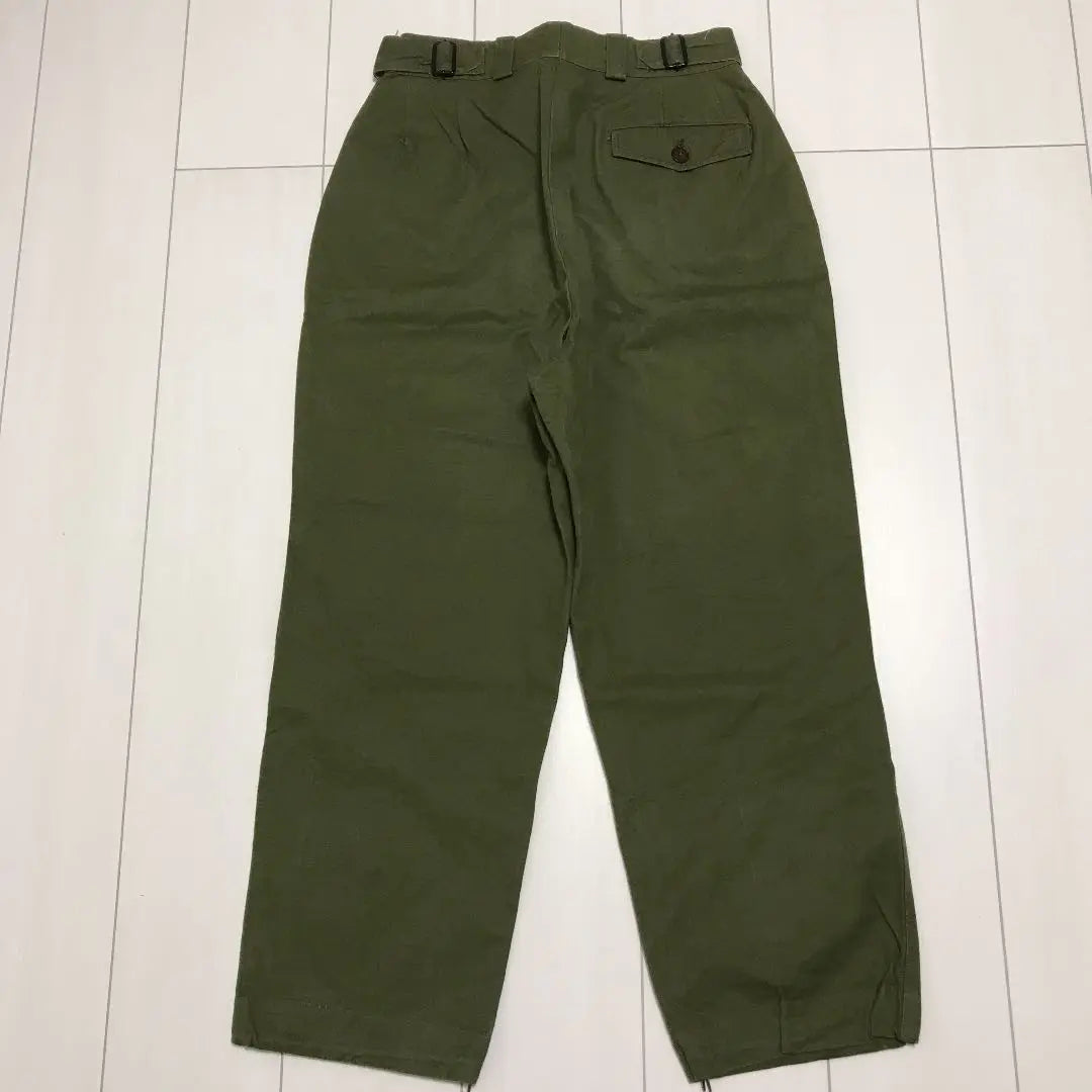 50's vintage vintage clothing! French military real rare women's military trousers