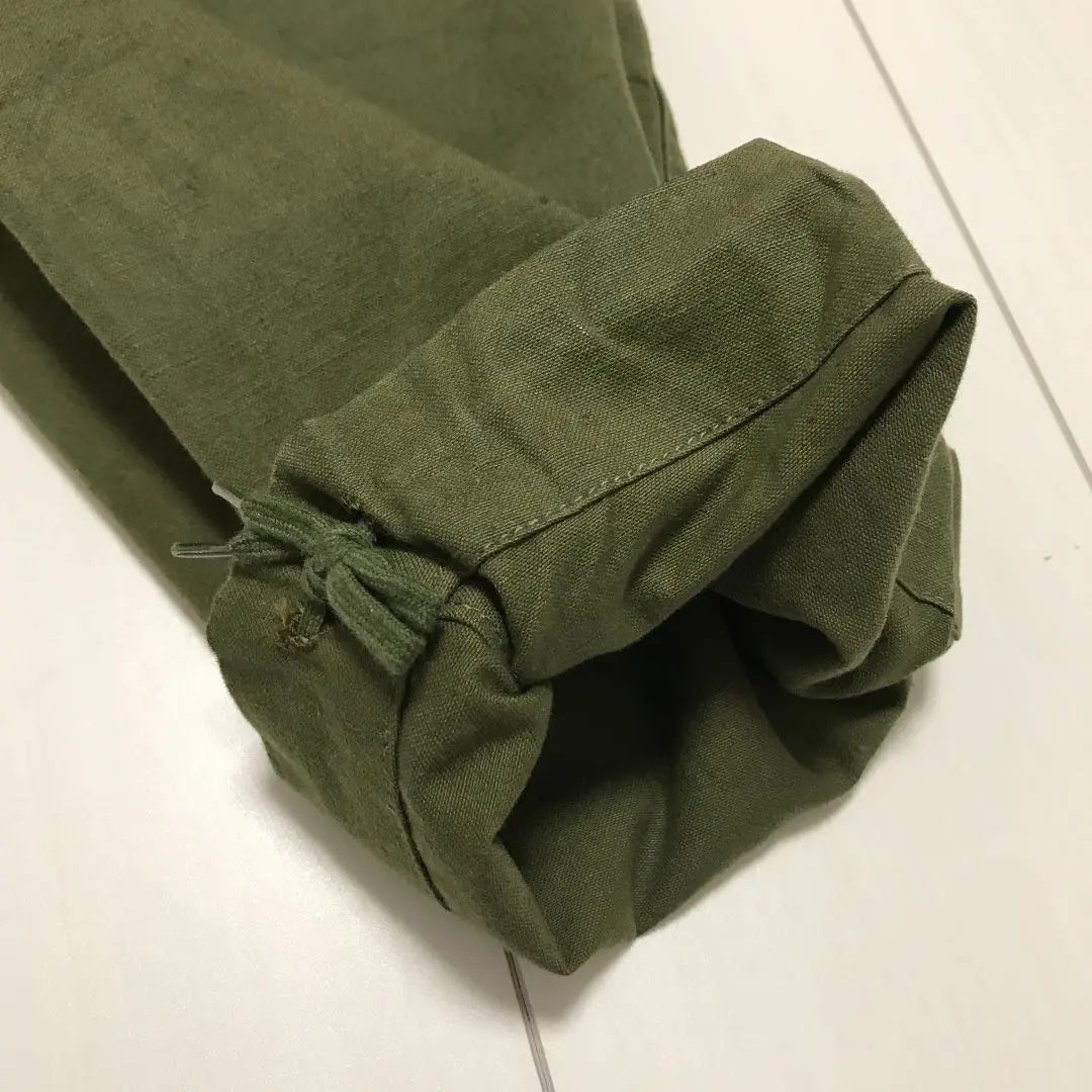 50's vintage vintage clothing! French military real rare women's military trousers