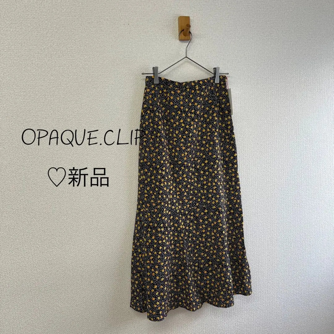 OPAQUE.CLIP Flower Print Long Skirt K96