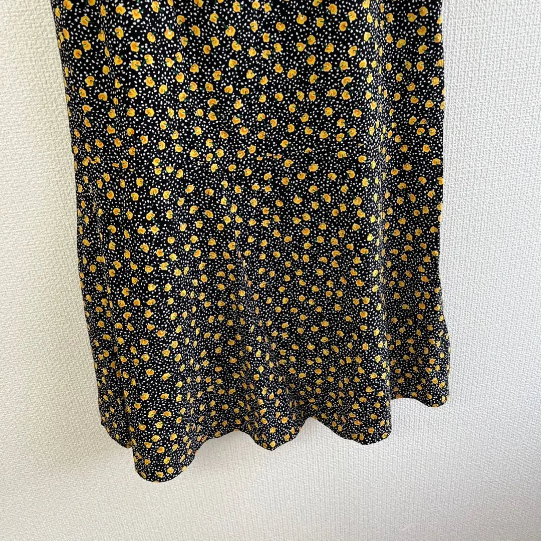 OPAQUE.CLIP Flower Print Long Skirt K96