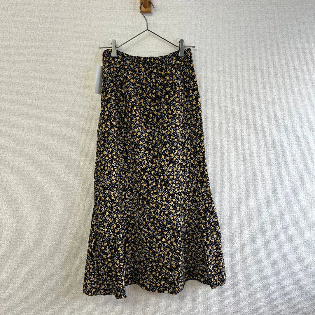 OPAQUE.CLIP Flower Print Long Skirt K96