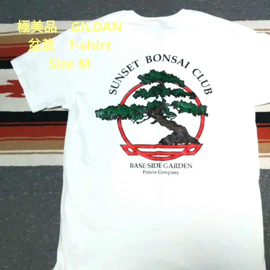 Not used GILDAN BONSAI Tシャツ Potted size M