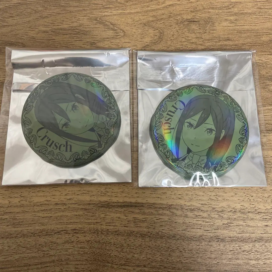 Re:Zero - Starting Life in Another World - Hologram Can Badge Cruche 2-piece set