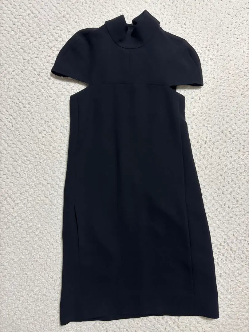 Vestido de manga corta negro VVB de Victoria Beckham talla S