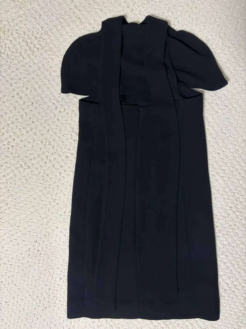 Vestido de manga corta negro VVB de Victoria Beckham talla S