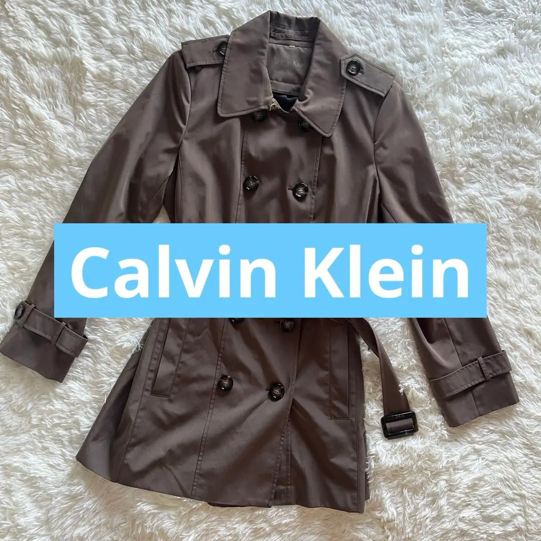 Rebaja de precio final Calvin Klein Gabardina Mocha marrón beige | 最終値下げ Calvin Klein トレンチコート モカ ブラウン系 ベージュ