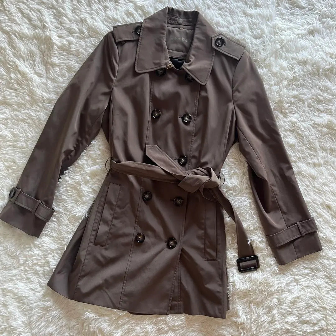 Final price reduction Calvin Klein Trench coat Mocha brown beige | 最終値下げ　Calvin Klein トレンチコート モカ ブラウン系 ベージュ