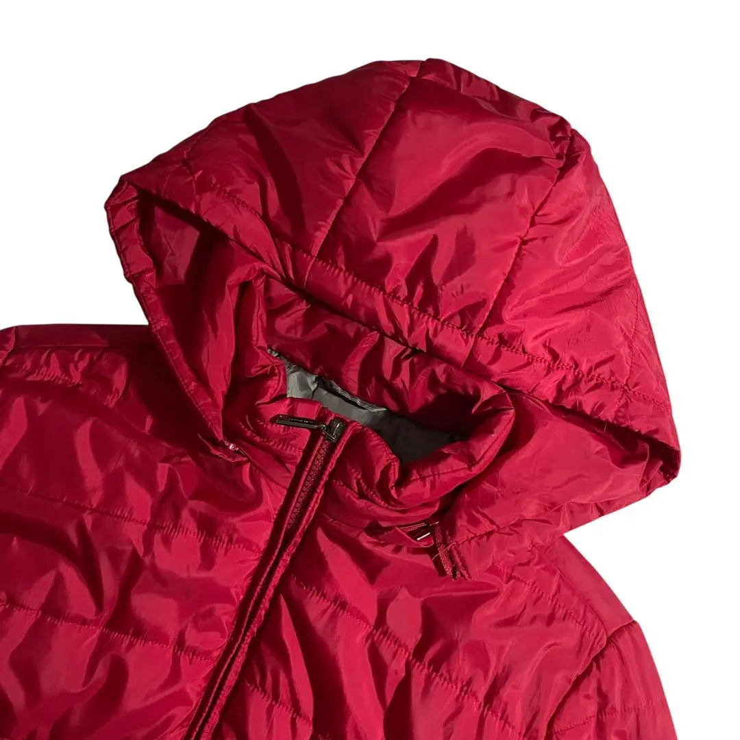 Puma Women's Padded Jacket Down Parka Pink Y2K Short Length