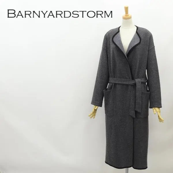 B4001 ■ Ban Yard Storm Belt Cotton Mixed Gown Court F