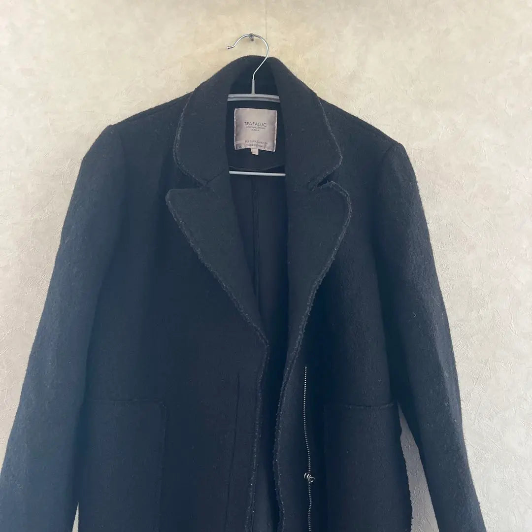 ⭐️ZARA ⭐️TRAFALUC ⭐️Wool Mixed ⭐️Black Long Coat ⭐️