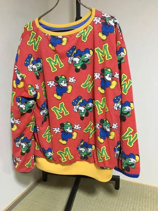 80s 90s Disney Reversible Mickey Sweat