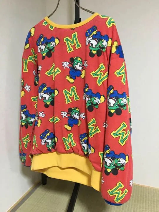 80s 90s Disney Reversible Mickey Sweat