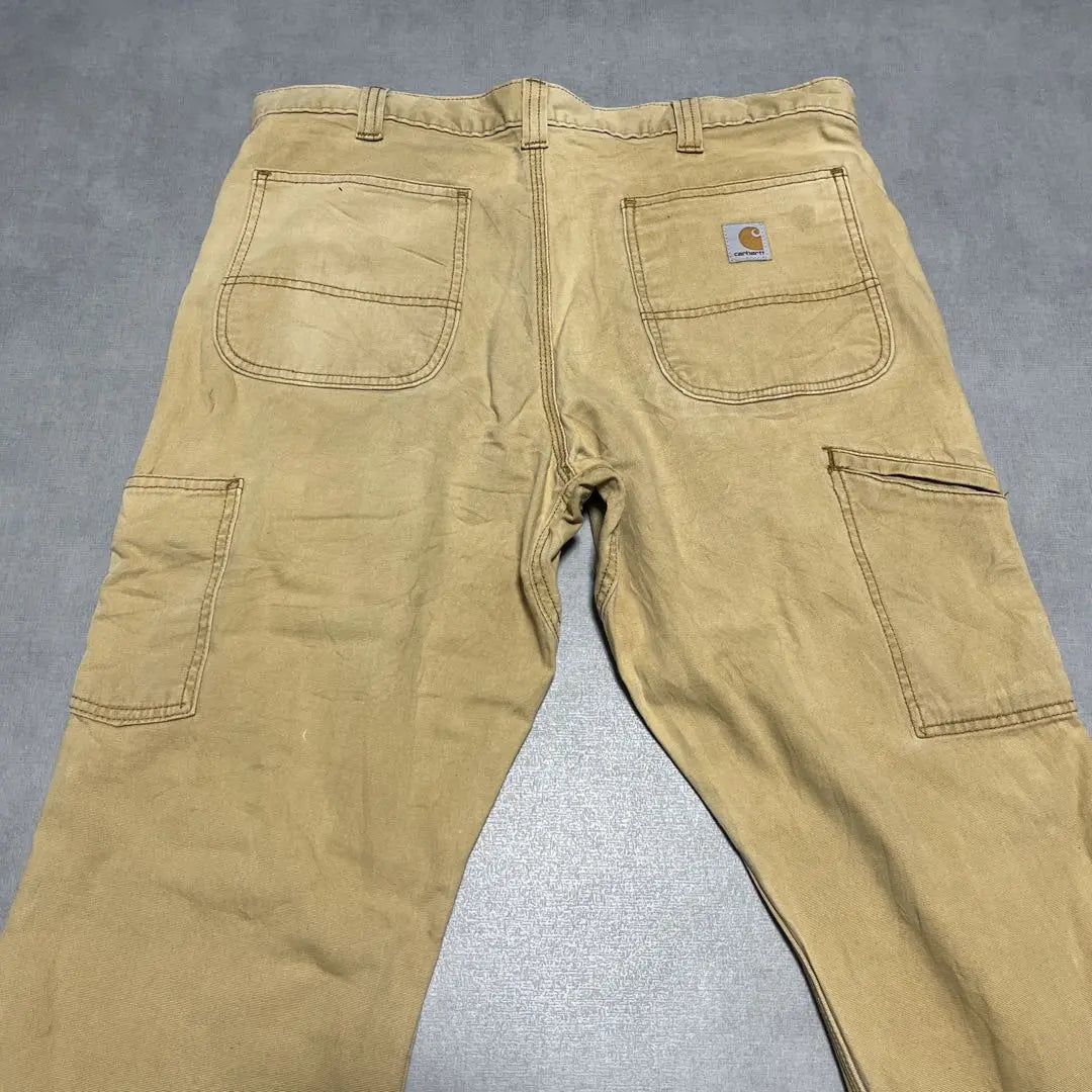 Carhartt Double Knee Work Pants 36 x 30 Beige