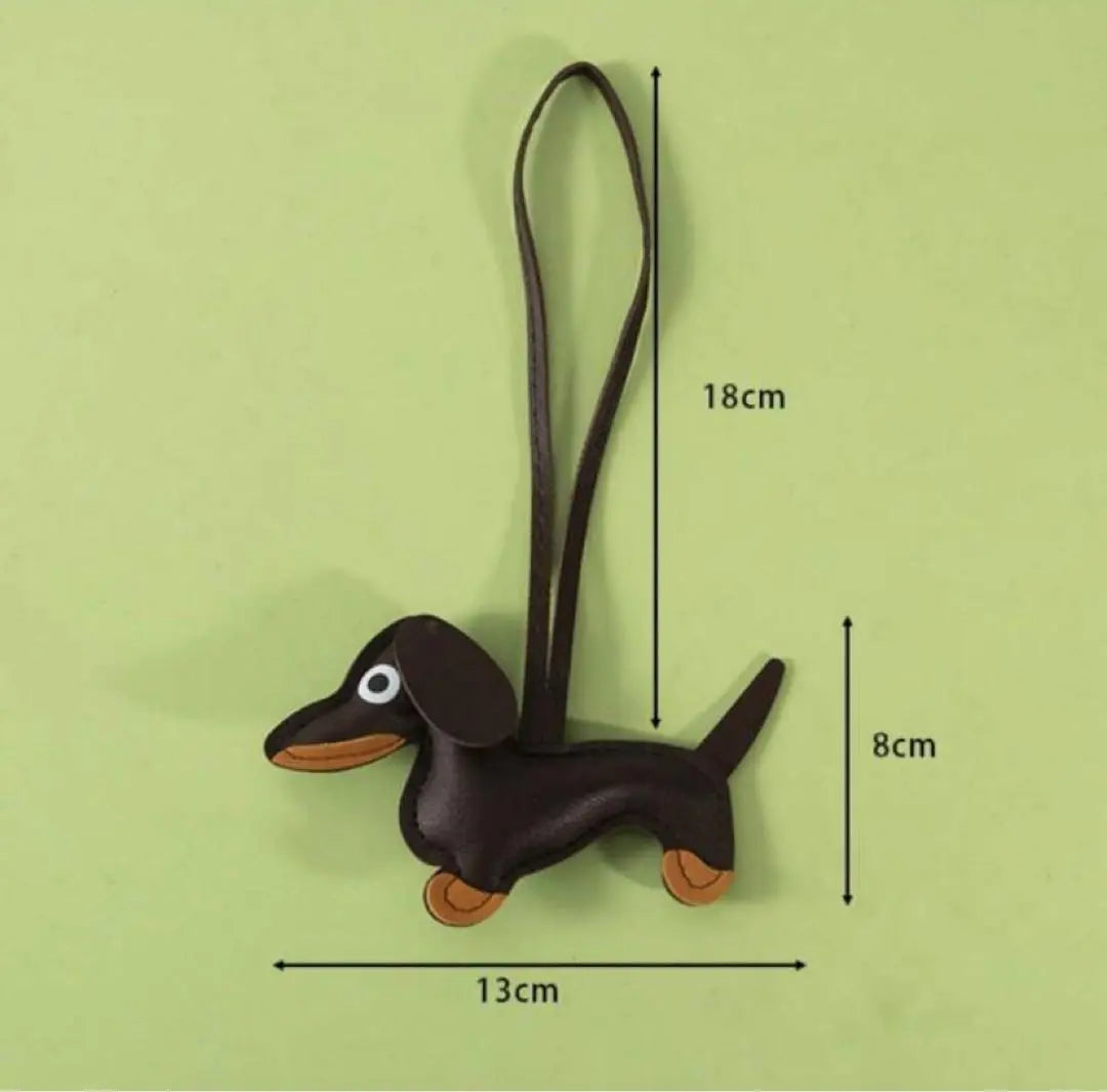 Dachshund Bag Charm Keychain Cute Fashionable Unique New Dog