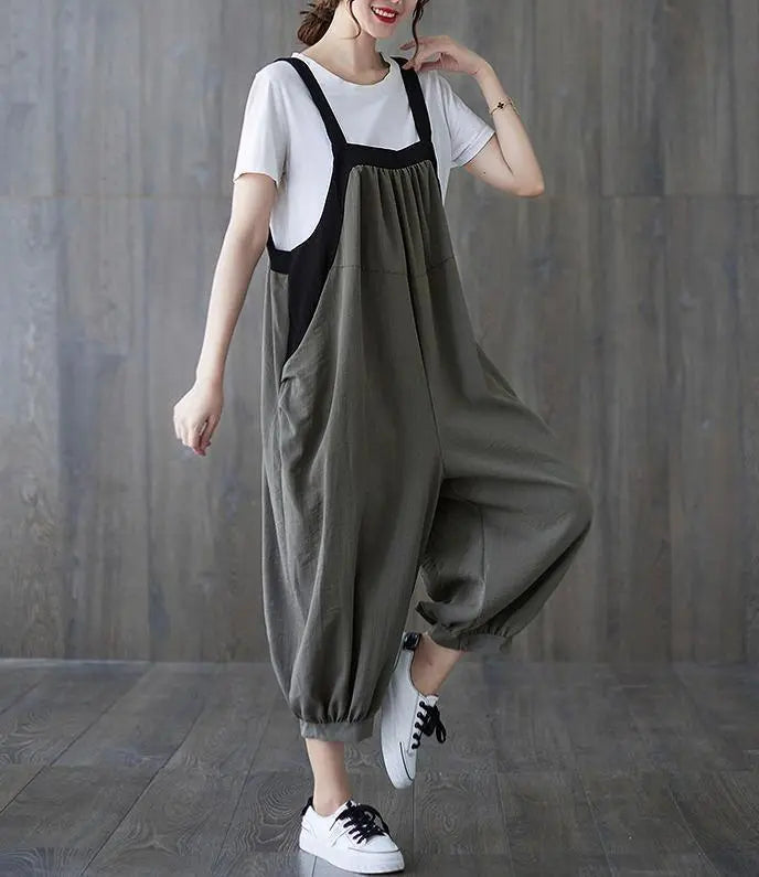 Large size women's overalls pants overalls