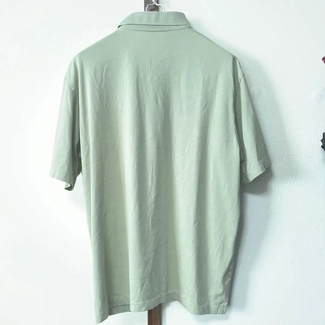 UNIQLO UNIQLO Polo para hombre Airism de manga corta verde claro M