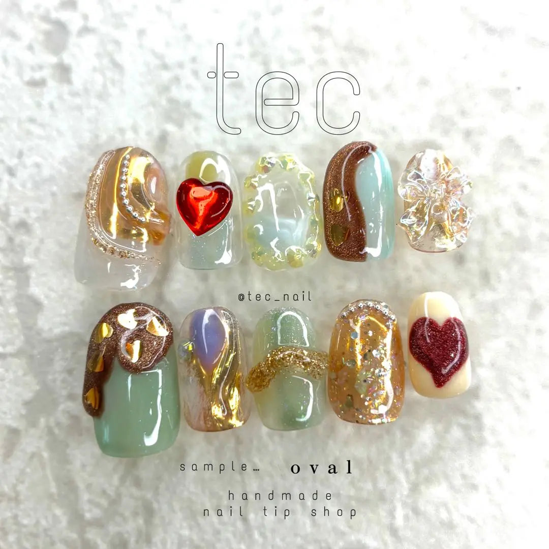 ☑︎Caramelize Nail Tip Order Korea Nuance